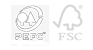 white PEFC logo